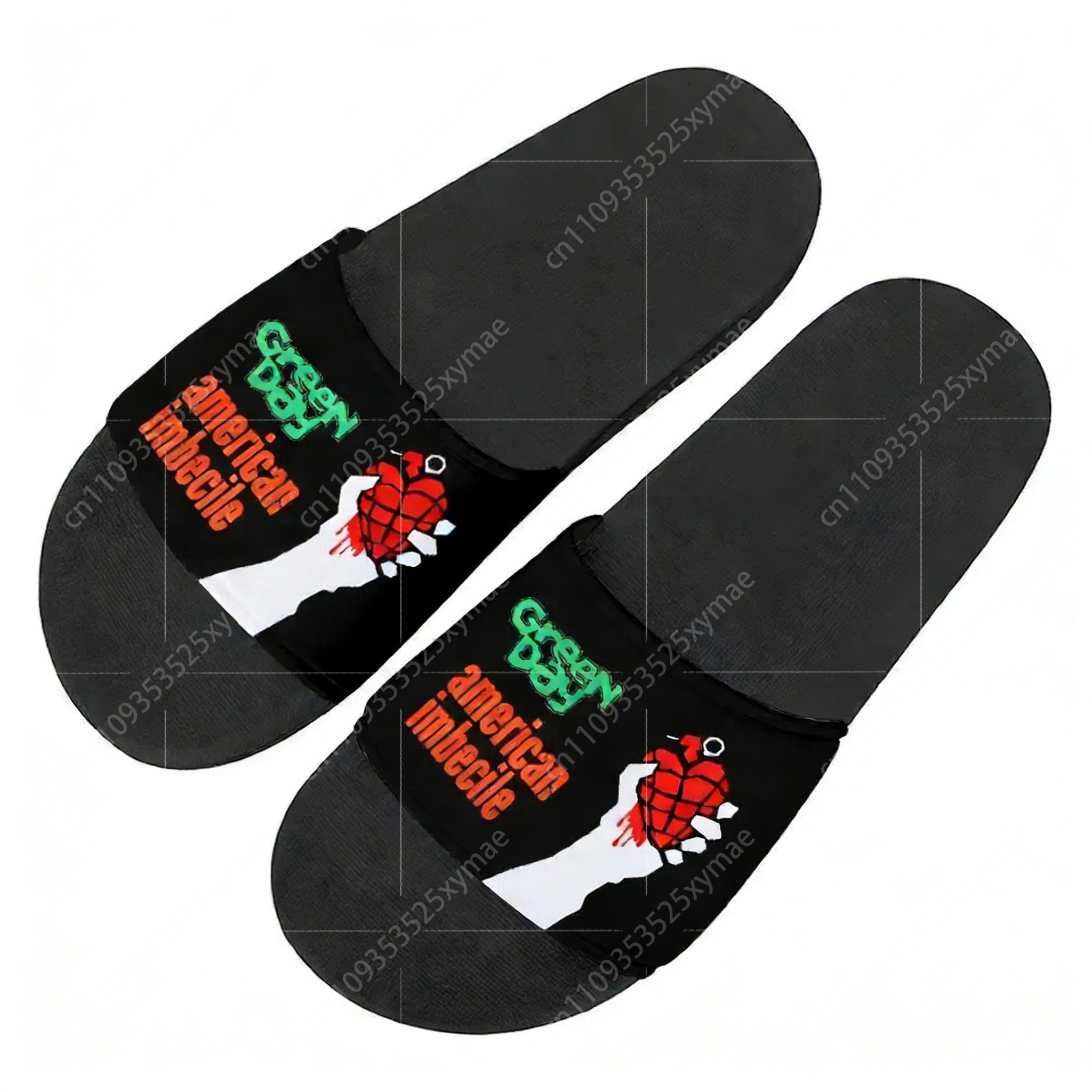 Men'S Shoes Quality - Green Day Pop Rock Band Slippers