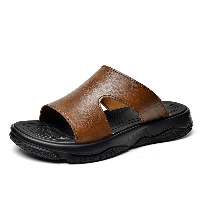 Men's Leather Slide Sandals No - Men'S Shoes Hush Puppies 评论和价格