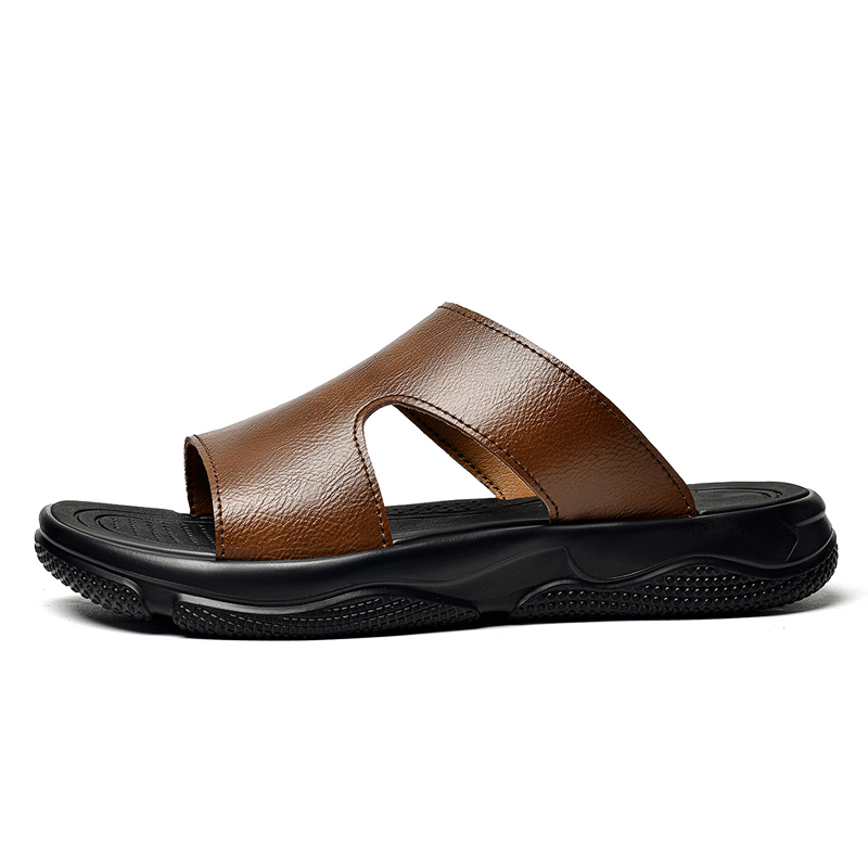 Men's Leather Slide Sandals No - Men'S Shoes Hush Puppies 评论和价格