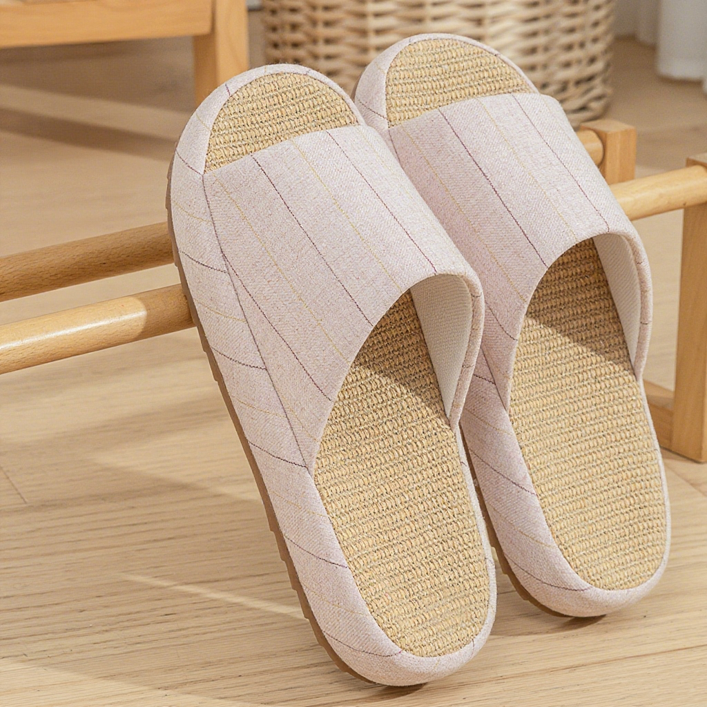 Summer Women Home Slippers Lin - Men Shoes Size To Women 评论和价格