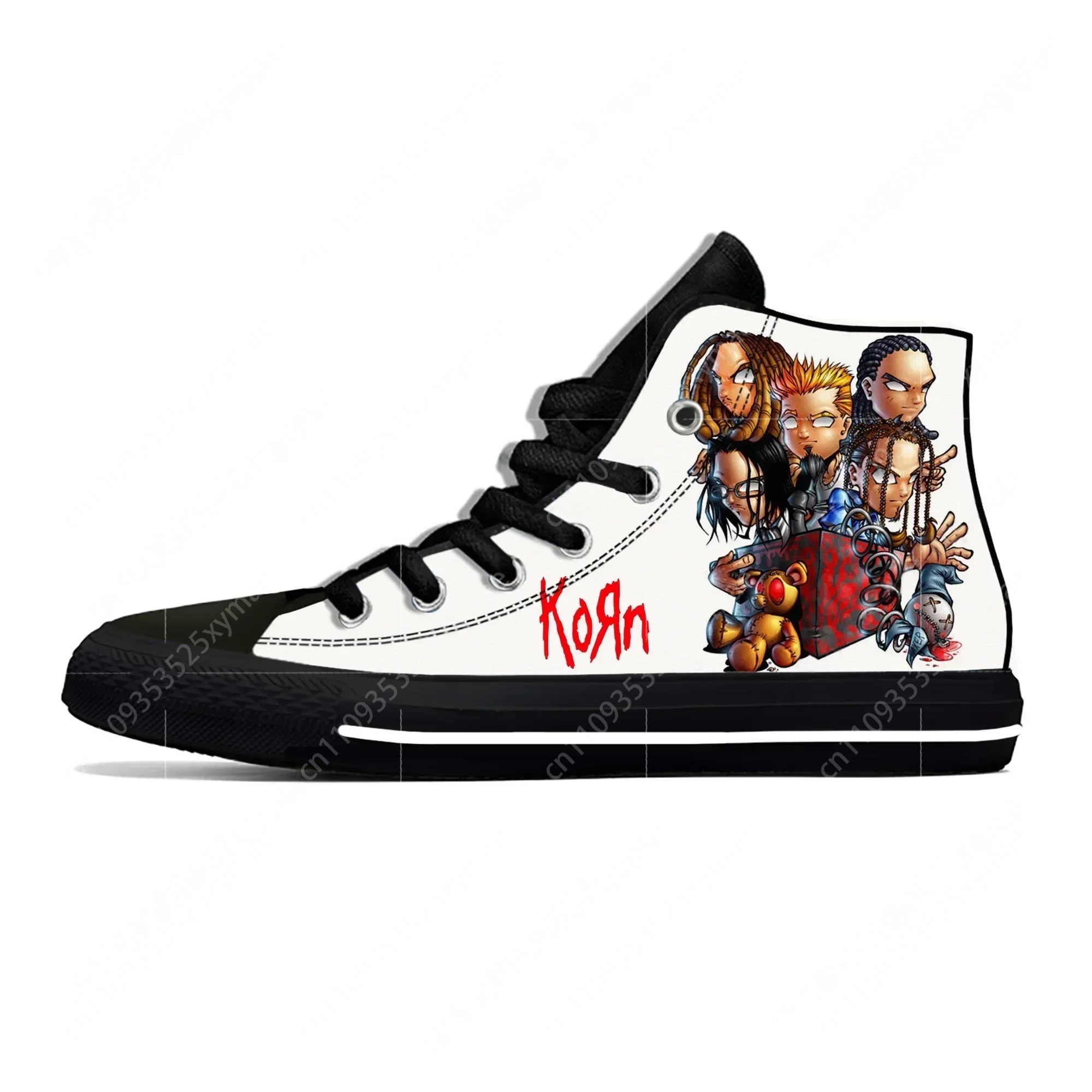 Korn Rock Band High Top Sneake - Men Shoes Runners 评论和价格