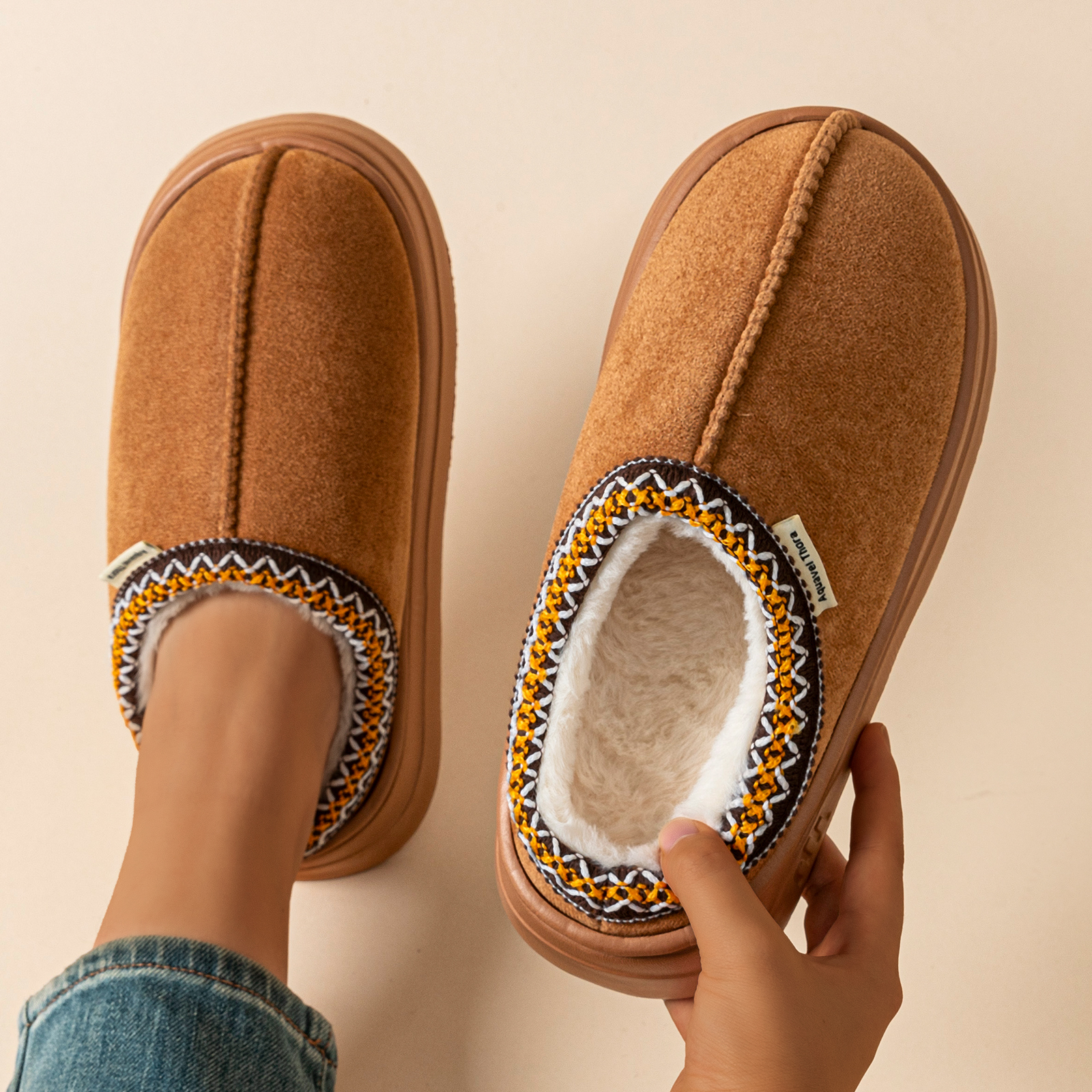 Winter Anti-slip Women's Soft  - Men Shoes Size To Women 评论和价格
