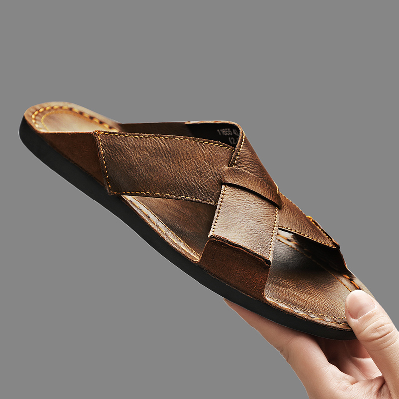 Fashion Genuine Leather Men Sl - Men'S Shoes Hush Puppies 评论和价格