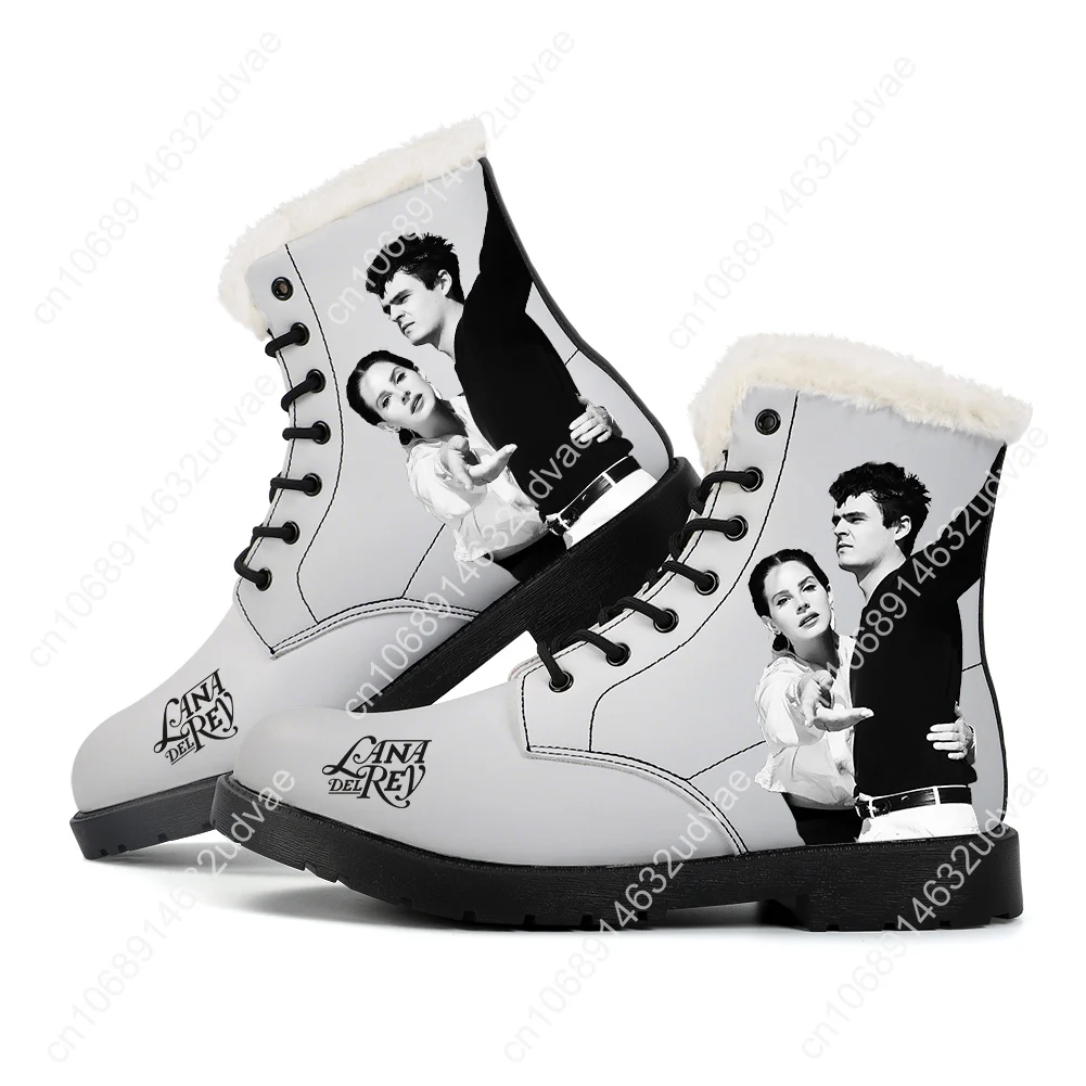 Lana Del Rey Singer Plush Boot - Men'S Shoes Quality 评论和价格