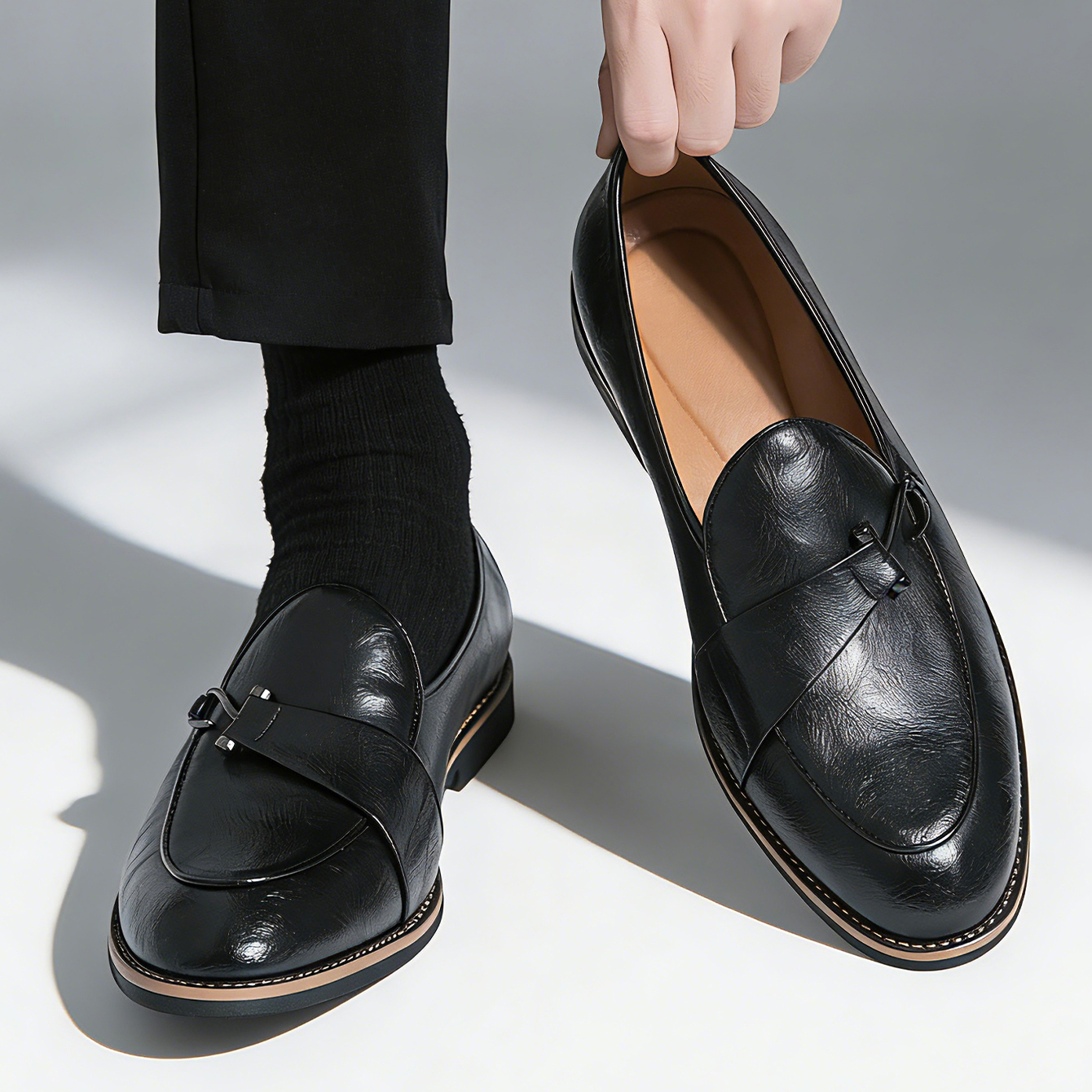 Classic Retro Dress Leather Sh - Men'S Shoes Hush Puppies 评论和价格