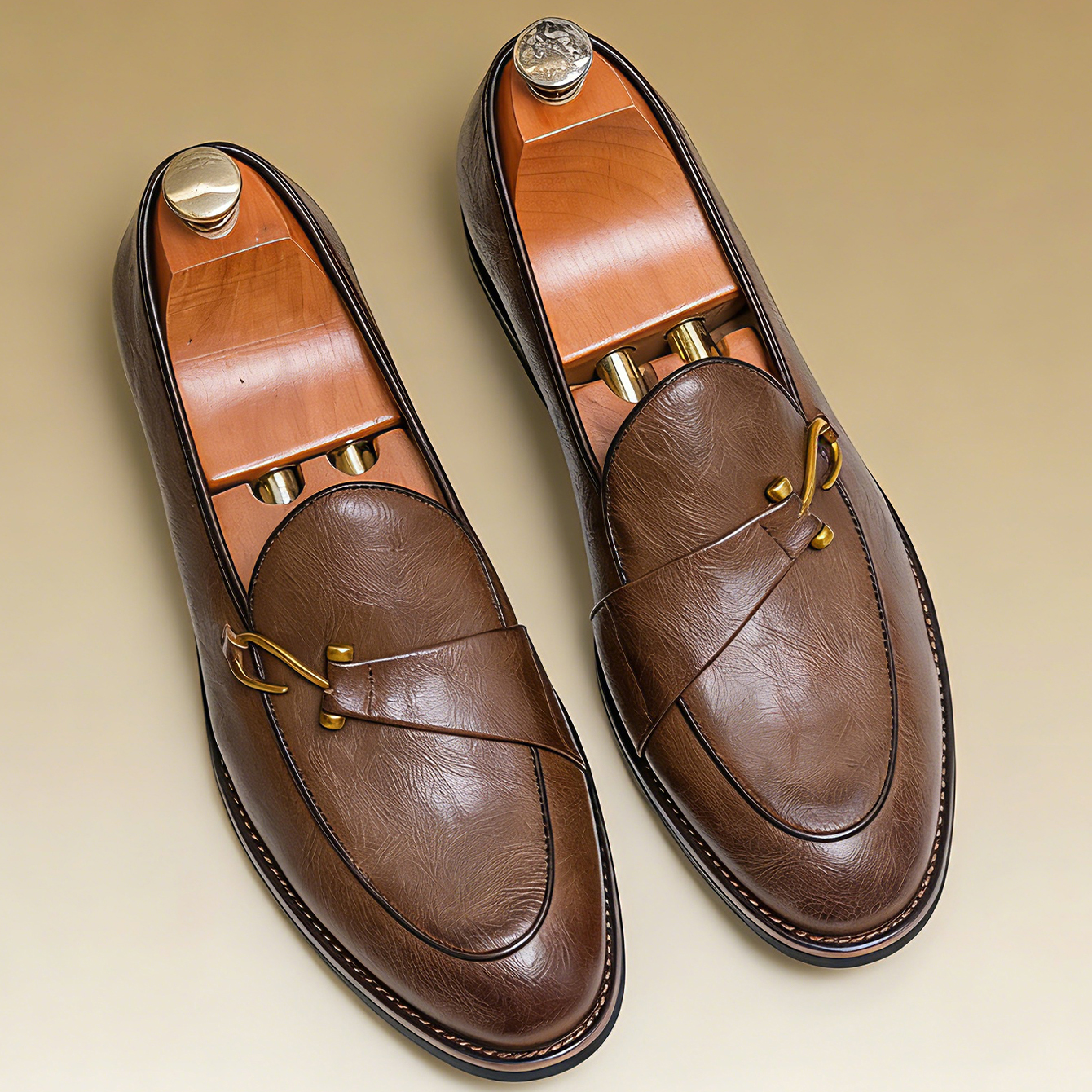 Classic Retro Dress Leather Sh - Men'S Shoes Hush Puppies 评论和价格