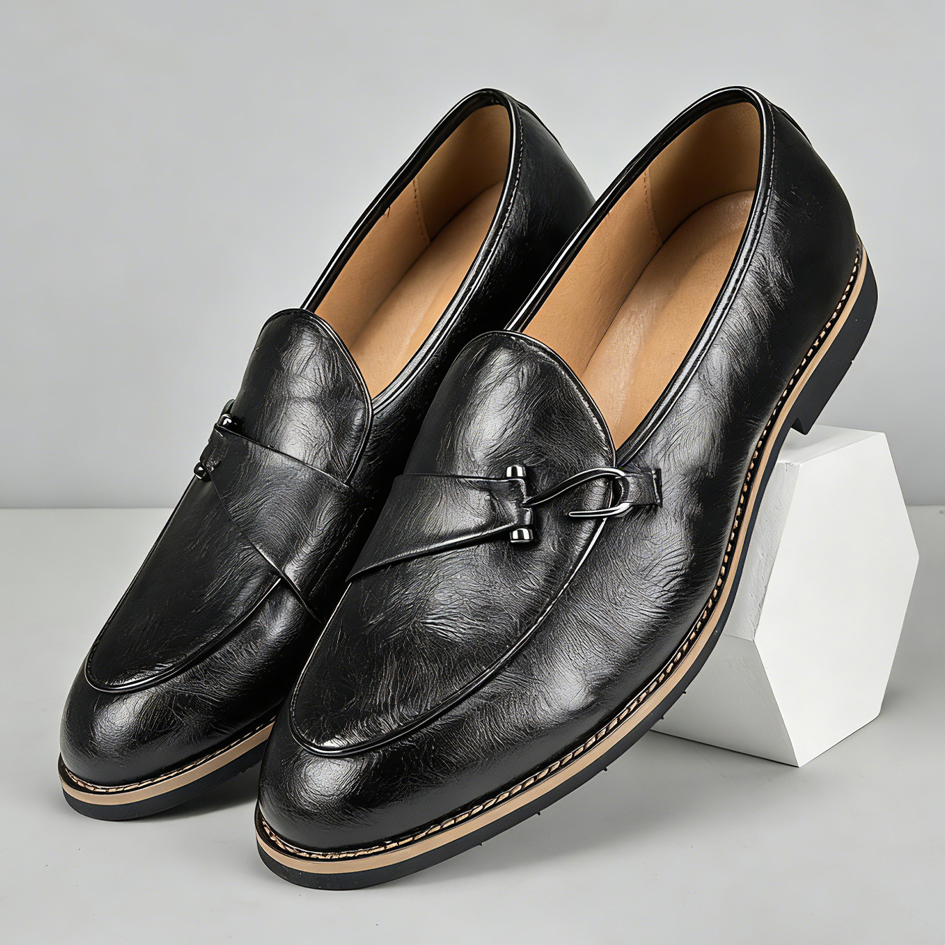Classic Retro Dress Leather Sh - Men'S Shoes Hush Puppies 评论和价格