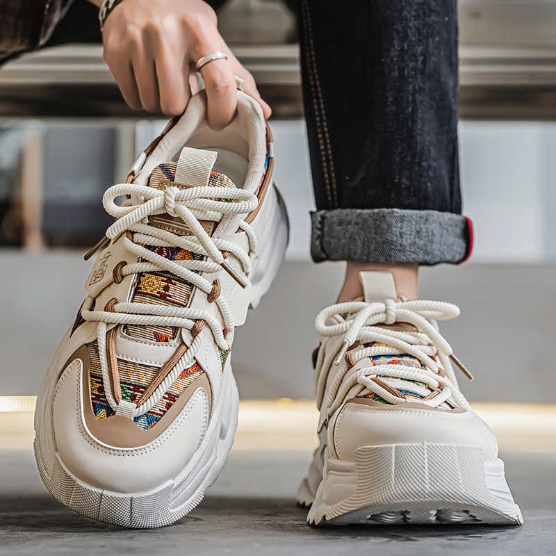 PU Leather Without Heel Men's  - Men'S Shoes For Tennis 评论和价格