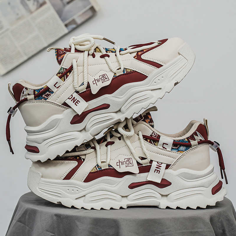 PU Leather Without Heel Men's  - Men'S Shoes For Tennis 评论和价格