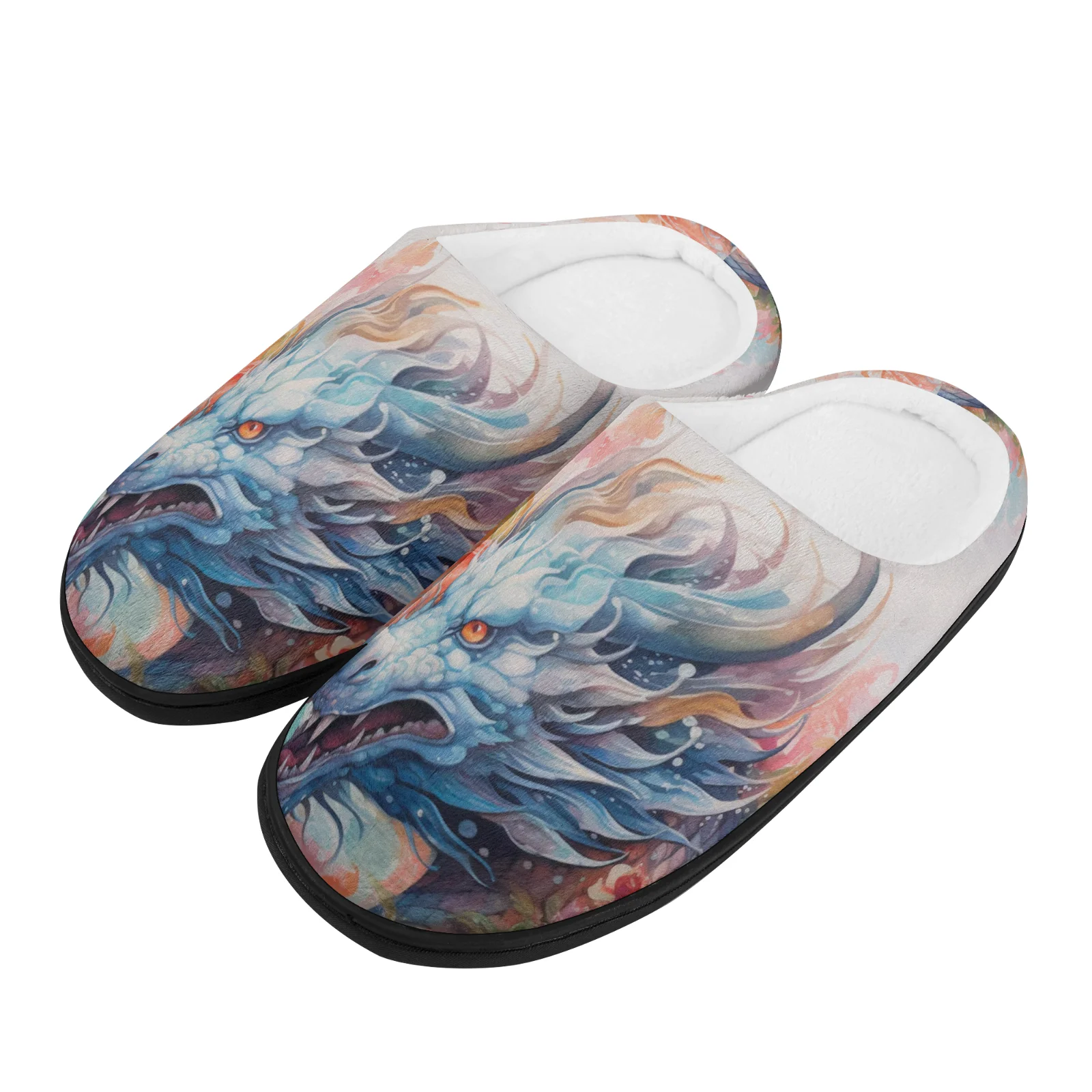 Dragon Totem Home Cotton Slipp - Men'S Shoes Quality 评论和价格