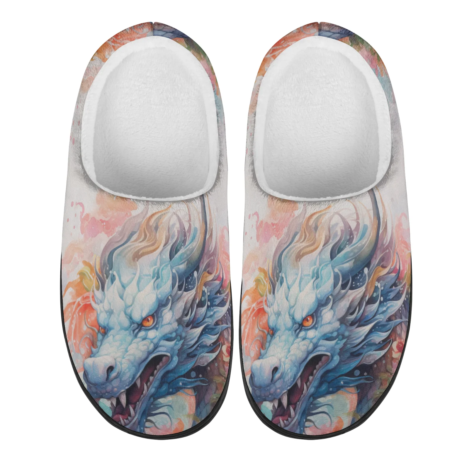 Dragon Totem Home Cotton Slipp - Men'S Shoes Quality 评论和价格