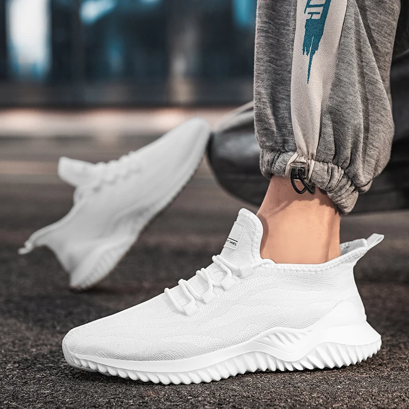 YRZL Mens White Sneakers Shoes - Men'S Shoes Black And White 评论和价格