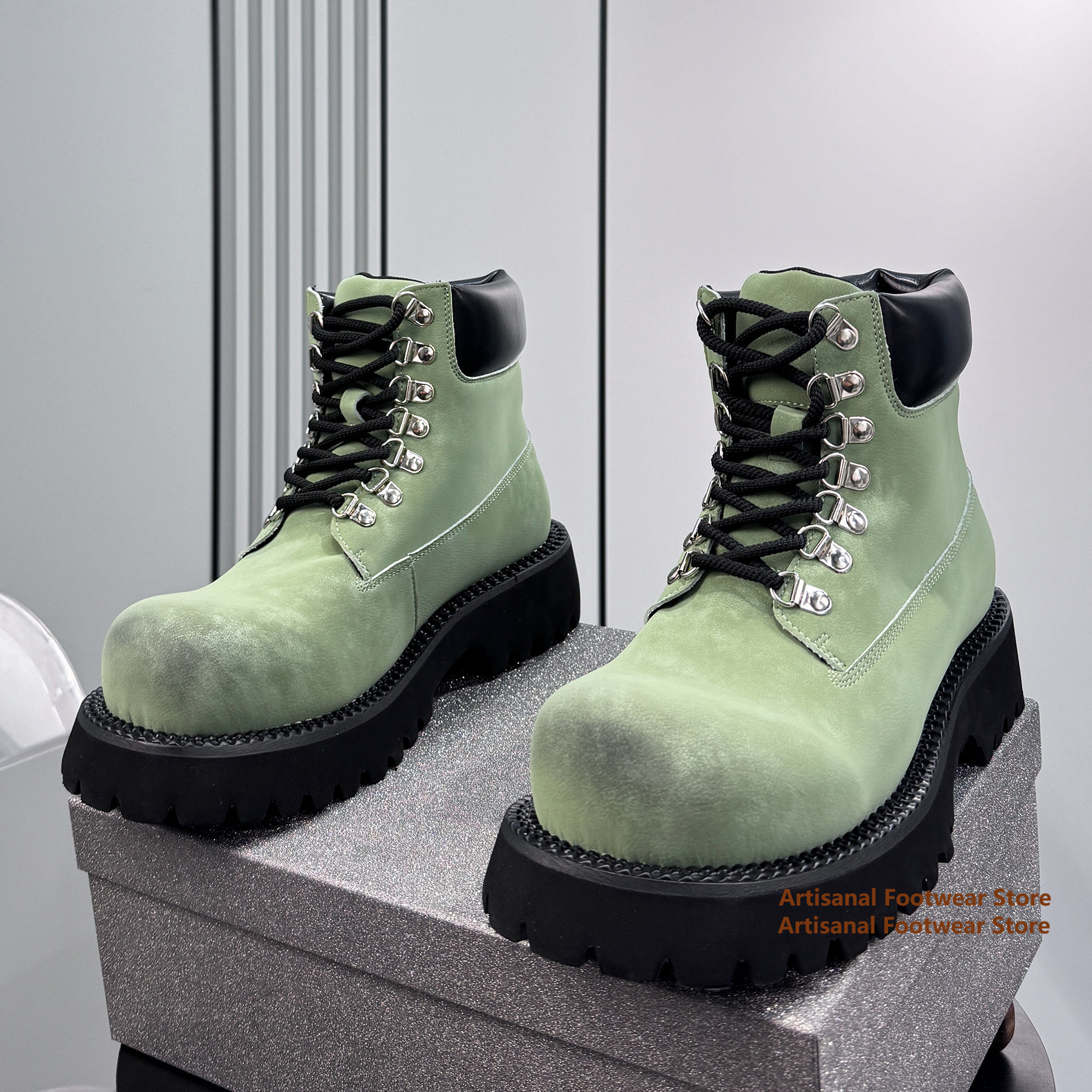 Thick-Soled High Top Men's Boo - Men'S Shoes Increase Height 评论和价格