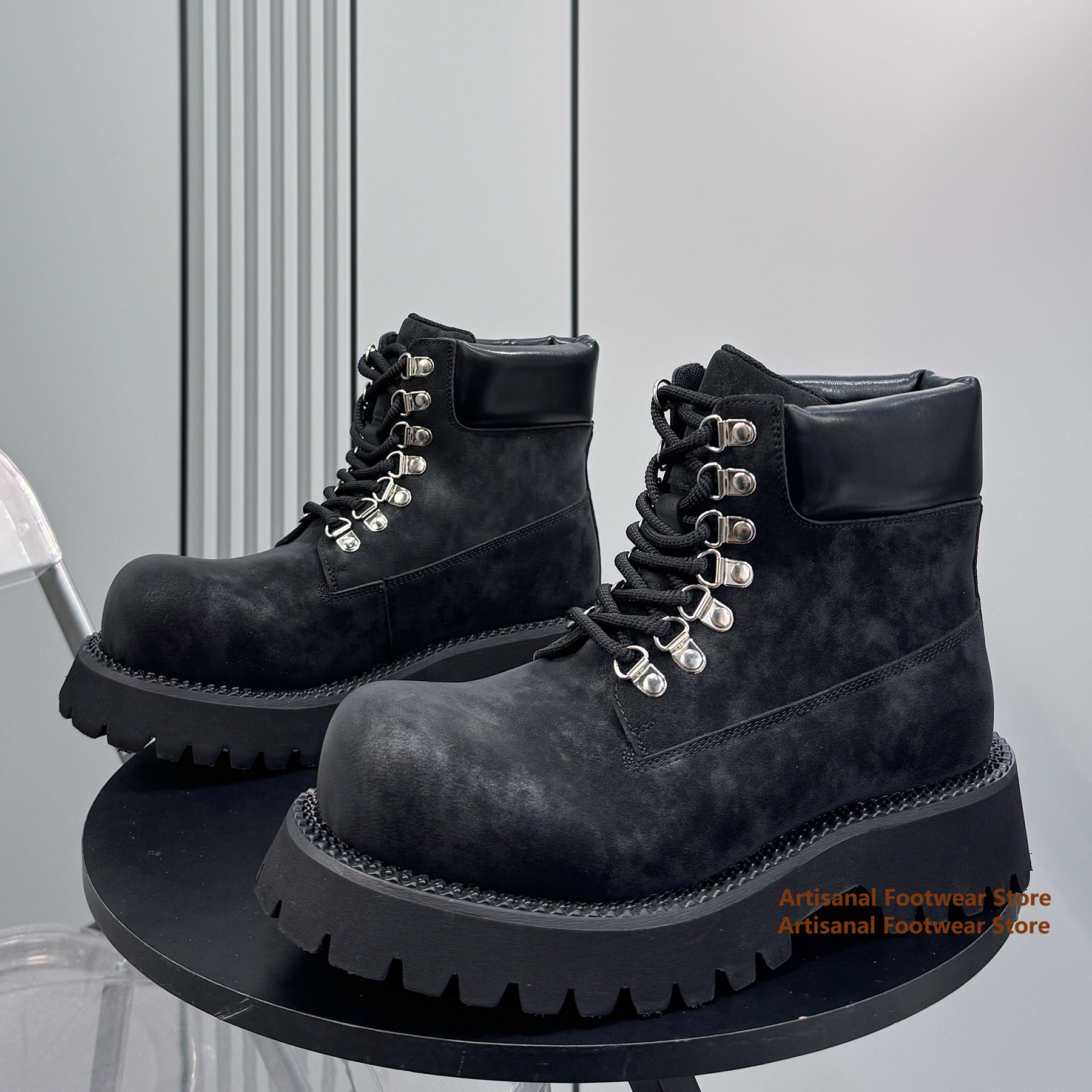 Thick-Soled High Top Men's Boo - Men'S Shoes Increase Height 评论和价格