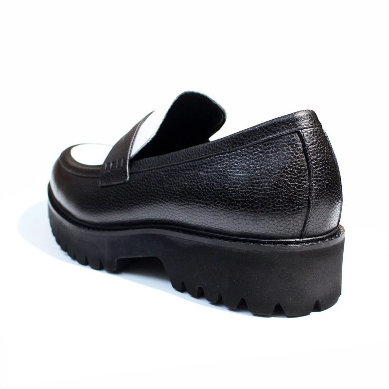 New Trendy Black White British - Men'S Shoes Black And White 评论和价格