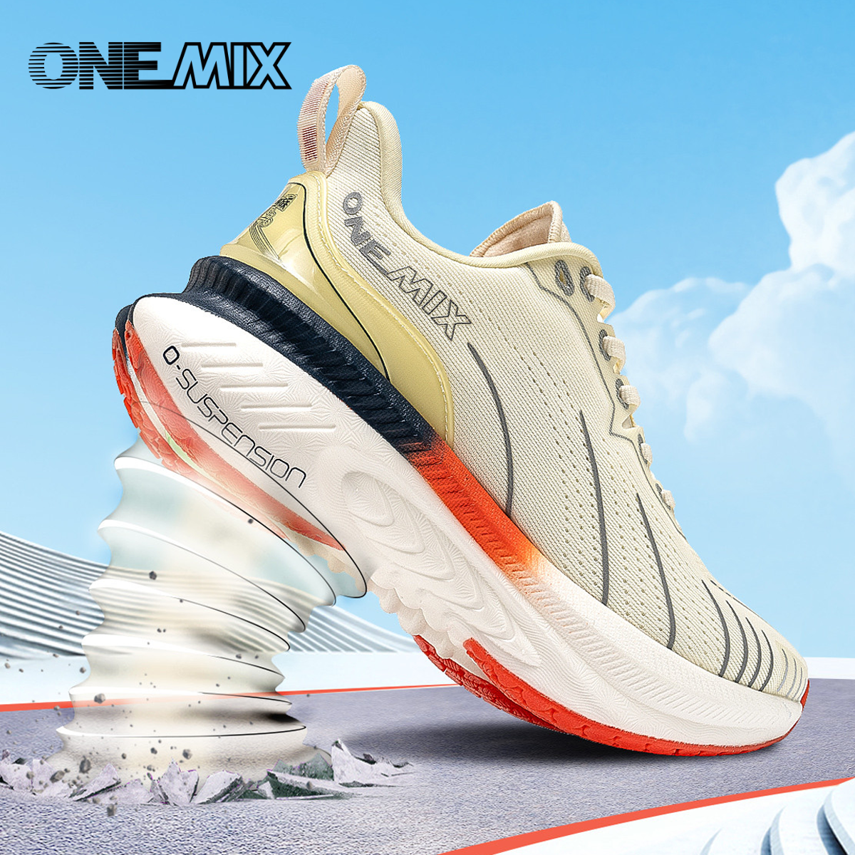 ONEMIX New Cushioning Running  - Men'S Shoes New Balance 评论和价格