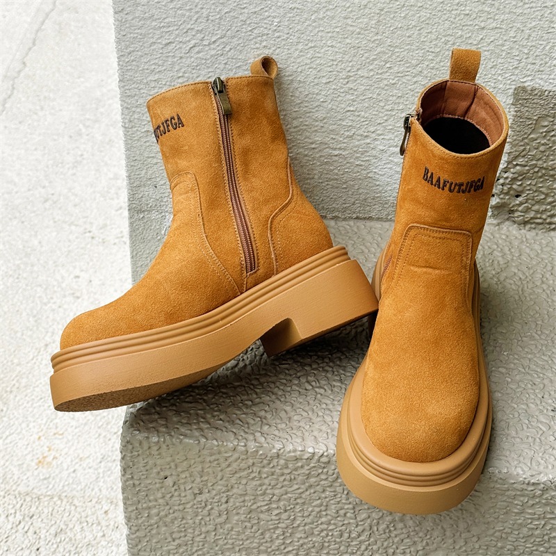 Winter Europe America Retro Th - Men'S Shoes Increase Height 评论和价格