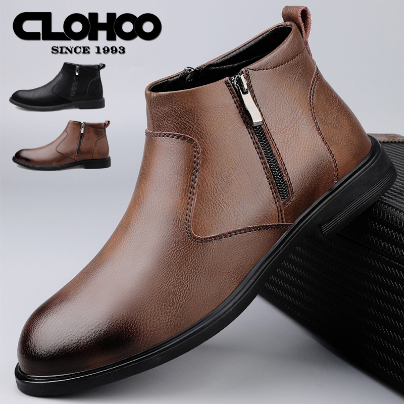 CLOHOO Handmade Men's Boots Bu - Men'S Shoes Hush Puppies 评论和价格