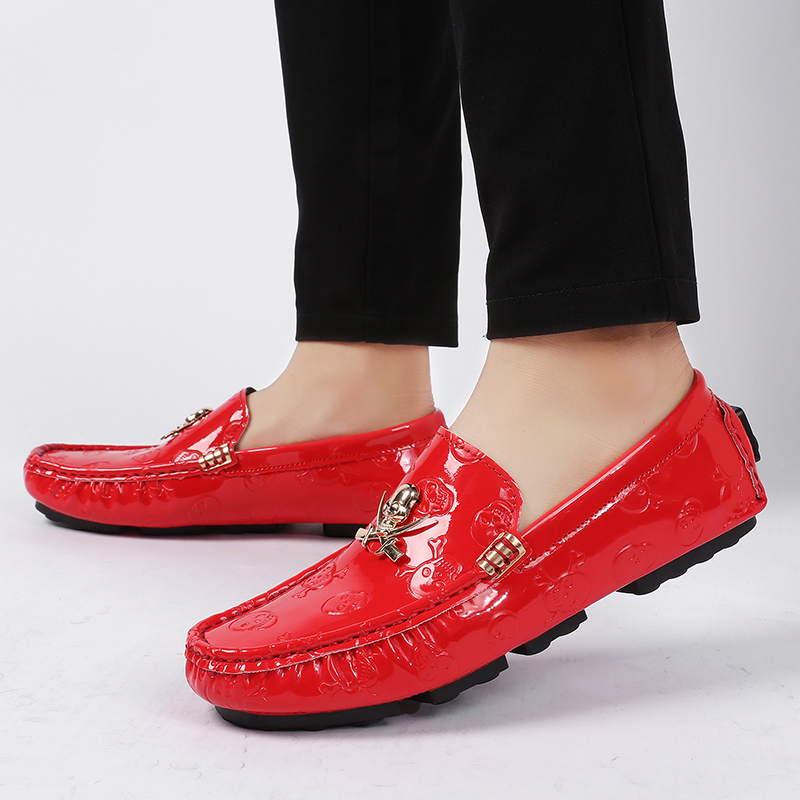 Men Quality Shoes Shine Skull  - Men'S Shoes Hush Puppies 评论和价格