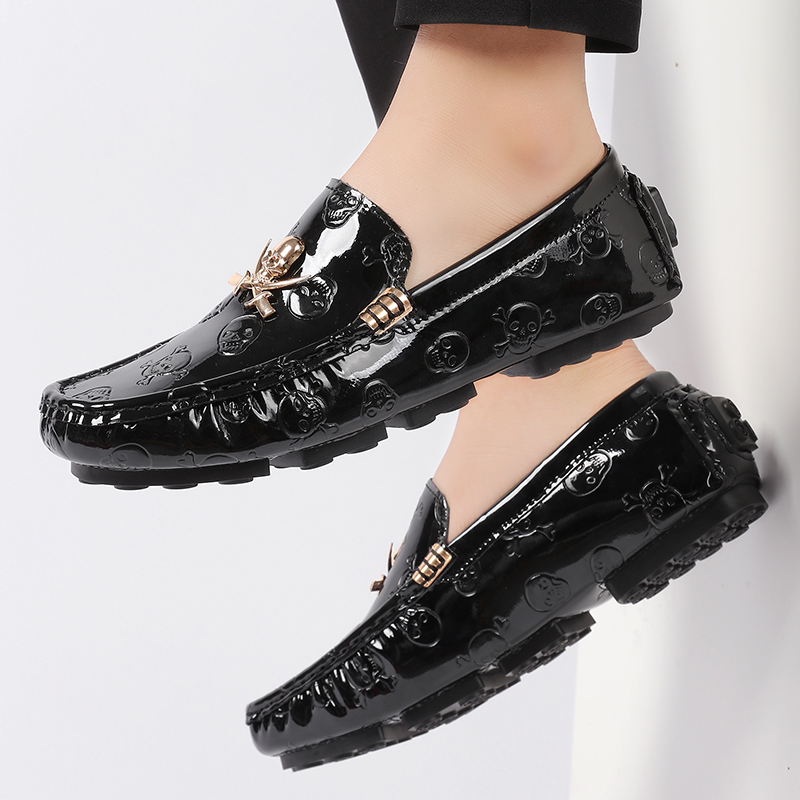 Men Quality Shoes Shine Skull  - Men'S Shoes Hush Puppies 评论和价格