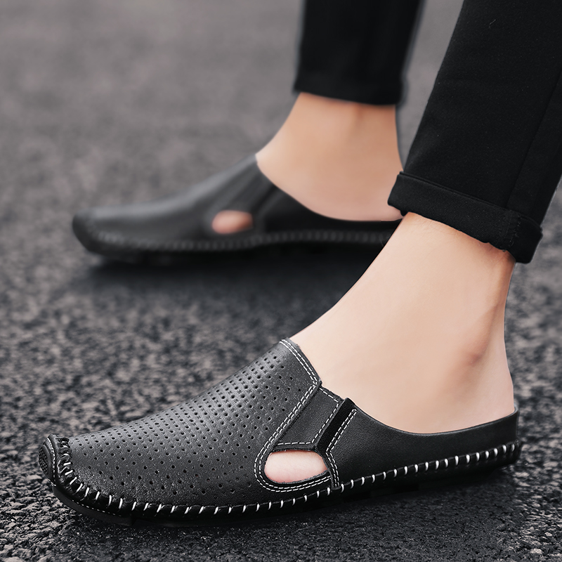 Half Slipper for Men Sandals 2 - Men'S Shoes Hush Puppies 评论和价格