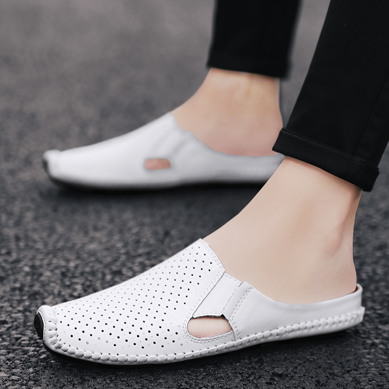 Half Slipper for Men Sandals 2 - Men'S Shoes Hush Puppies 评论和价格